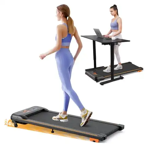 Walking Pad with Incline, 4 in 1 Under Desk Treadmill